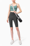 Best Compression High Waisted Short Leggings Workout Pants