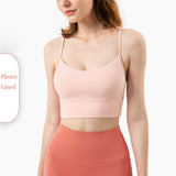 Sexy Fitness Running Shirts Yoga Tank Tops Padded Bra