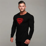 Men's Printed Sport Long Sleeve Tee