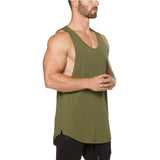 Men's Workout Gym Tank Top Y-Back Sleeveless Bodybuilding Muscle T Shirts(3 Pack,Random Color)