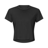 Light weight crop top quick dry running T shirt
