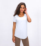 High elastic quick dry women's fitness T-shirt