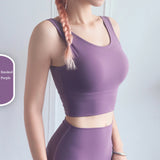Hot Push Up Cropped Workout Top Sports Bra Vest