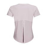 Women yoga soft shirts ladies sports workout top girls running tee Gym t-shirt back open