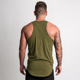 Men's Workout Tank Top Gym Muscle Sleeveless T Shirt(2 Pack,Random Color)