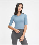 Women's Middle sleeve tight light weight T- shirt