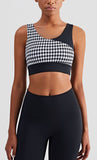 Yoga bra printed fitness training bra top