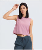 New Arrival Loose Free Style Womens Sports Wear Crop Tank Top Sweat Shirts