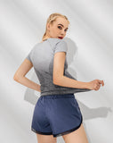 Women's Sport Quick Dry Fit O Neck Short Sleeves Tshirt