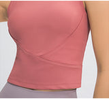 Women's Fashion lightweight Workout yoga tank top T-shirt
