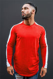 Men's Solid color oflong sleeve Sport Tee
