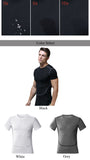 Men's Compression Cool Dry Sports Short Sleeve T-Shirt