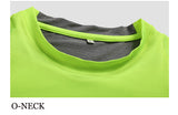 Men's Cool Dry Fit Long Sleeve Compression Athletic T-Shirts