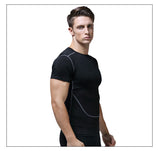 Men's Compression Cool Dry Sports Short Sleeve T-Shirt