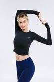 Seamless Tight Dry Fit Athletic Compression Long Sleeve T Shirt