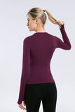 Seamless Tight Dry Fit Athletic Compression Long Sleeve T Shirt