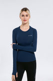 Seamless Tight Dry Fit Athletic Compression Long Sleeve T Shirt