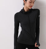 Women's Long Sleeve Workout  Full-Zip Hoodie