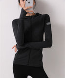 Women's Long Sleeve Workout  Full-Zip Hoodie