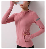 Women's Long Sleeve Workout  Full-Zip Hoodie