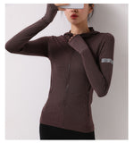 Women's Long Sleeve Workout  Full-Zip Hoodie