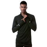 Mens Quarter Zip Pullover Lightweight 1/4 Zip Running Top