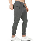 Mens Running Joggers Pants Athletic Tapered Workout Sweatpants with Zipper Pockets