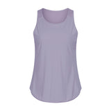Lady's workout t-shirt casual yoga tank top