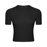 Women's yoga wear top short T shirt