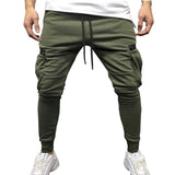 Mens Tapered Workout Sweatpants-Casual Gym Jogger Pants Pockets