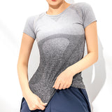 Women's Sport Quick Dry Fit O Neck Short Sleeves Tshirt
