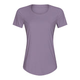 High elastic quick dry women's fitness T-shirt