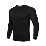 Men's Cool Dry Fit Long Sleeve Compression Athletic T-Shirts