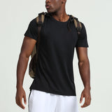 Men's Workout Running Shirts Quick Dry Cool-Dri Short Sleeve Athletic Shirts