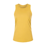 Yoga Vest Women Coverall Running Sleeveless Loose T-Shirt Sports Vest Gym Tank Top