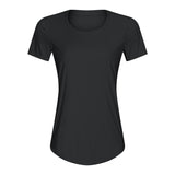 High elastic quick dry women's fitness T-shirt