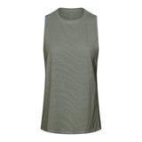 Breathable see through  Loose Fitness Yoga Blank Long Cami Tank Top for Women Gym