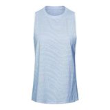 Breathable see through  Loose Fitness Yoga Blank Long Cami Tank Top for Women Gym