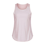Lady's workout t-shirt casual yoga tank top