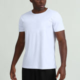 Men's Workout Running Shirts Quick Dry Cool-Dri Short Sleeve Athletic Shirts