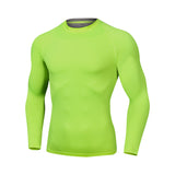 Men's Cool Dry Fit Long Sleeve Compression Athletic T-Shirts