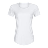 High elastic quick dry women's fitness T-shirt