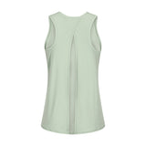 Lady's  racerback bowknot open back t-shirt workout stringer women custom tank top