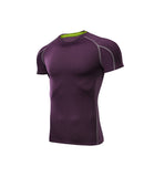 Men's Athletic Short Sleeve Compression Shirts