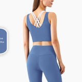 Antibacterial yoga vest yoga sports bra top