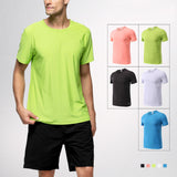 Moisture Wicking Quick Dry Active Athletic Men's Gym Performance T Shirts