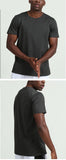 Men's Workout Running Shirts Quick Dry Cool-Dri Short Sleeve Athletic Shirts