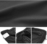 Men's 2 in 1 Running Pants with Zipper Pockets Workout Compression Tights Legging
