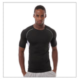 Men's Compression Shirt Short Sleeve Tops Slimming Body Shaper for Athletic  T-Shirts