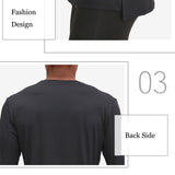 Men's Dry Fit Long Sleeve Workout Athletic T-Shirts